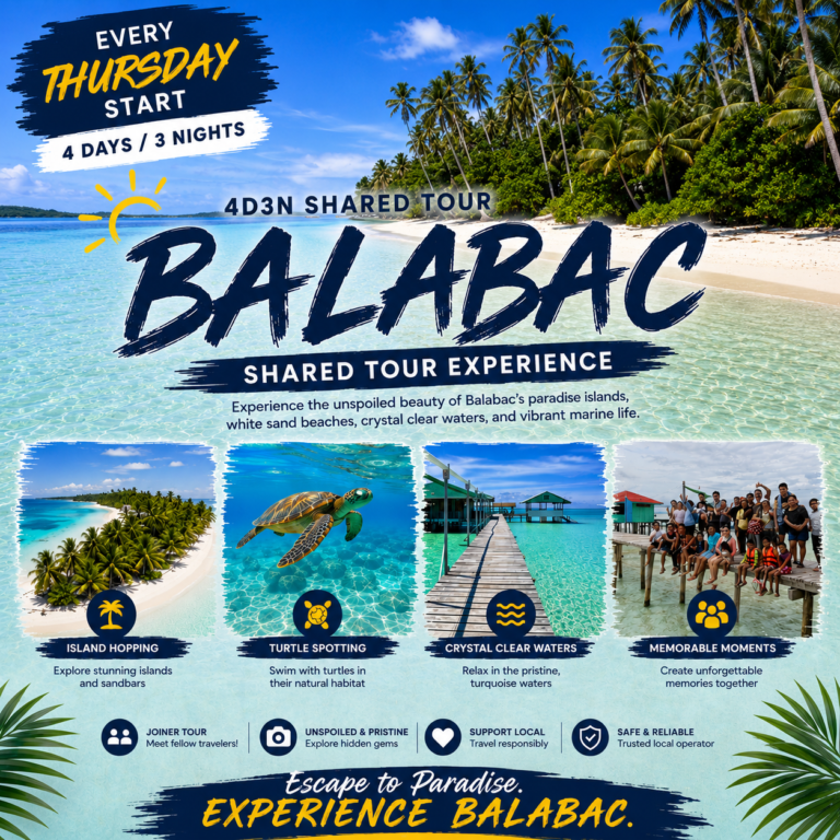 4D3N Balabac Shared Tour
